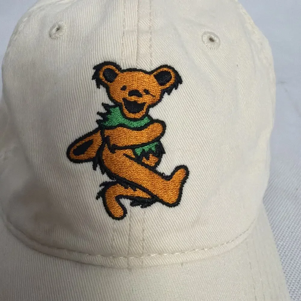 Grateful Dead Dancing Bear Hat Cap Strap Back One Size Mad Engine